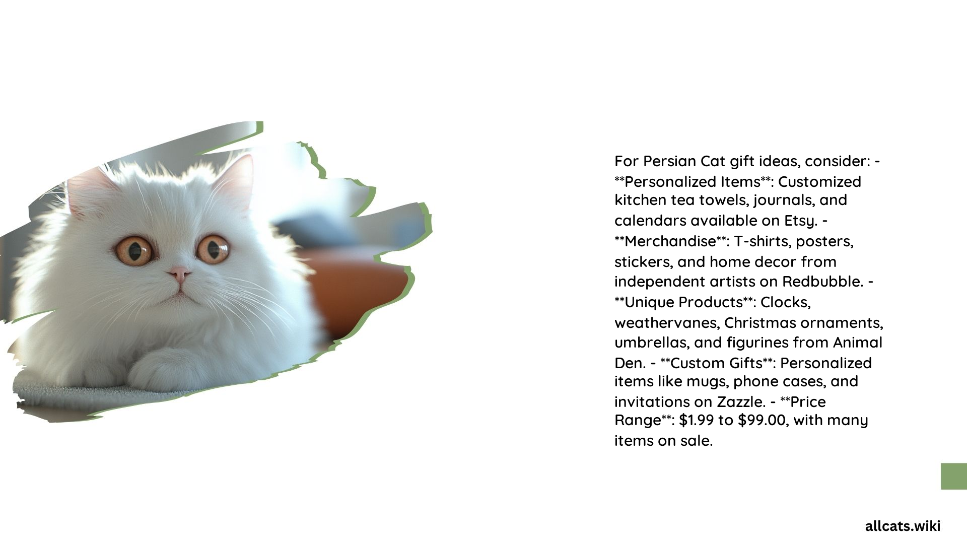 Persian Cat Gift Ideas