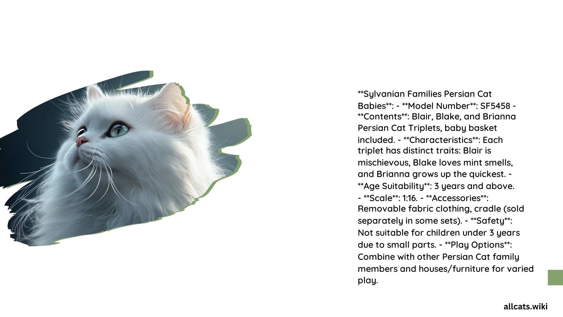 Sylvanian Families Persian Cat Babies